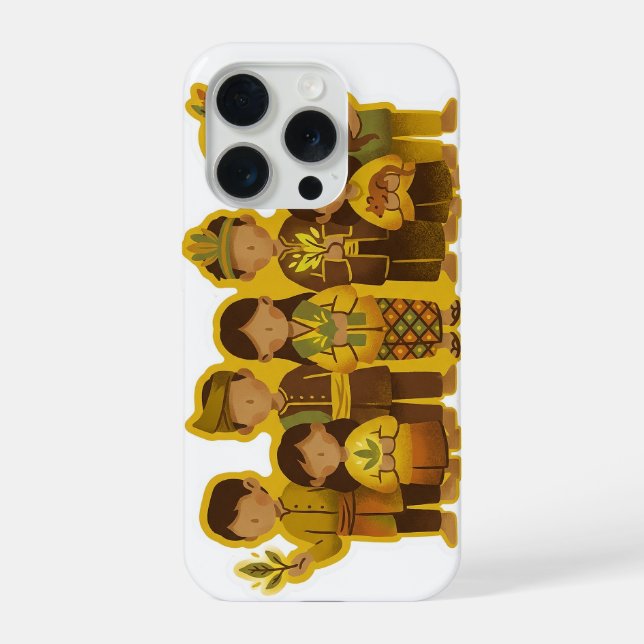 Coque iPhone Peuple Bunian/Sebabah (Verso)