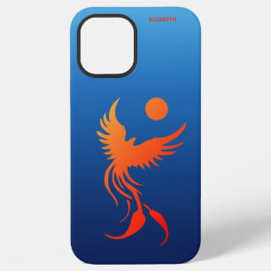Coque iPhone 12 Pro Max Phénix montant dans les flammes