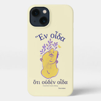 Etui iPhone 13 Philosophes grecs classiques Socrates Citations