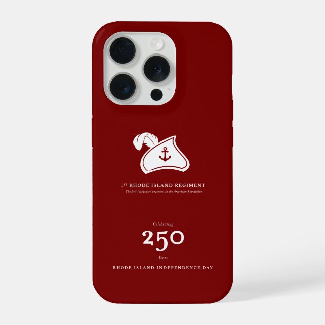 Coque iPhone Phone Case — 1st Rhode Island Regiment (Verso)
