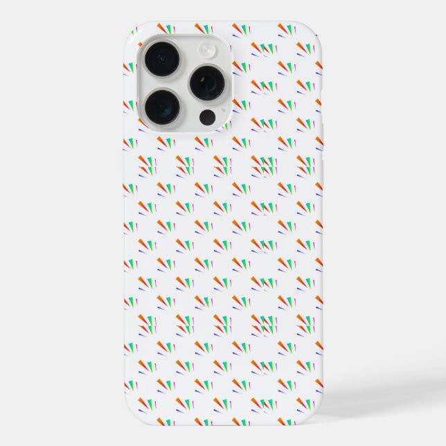 Coque iPhone Phone case with a colorful geometric pattern (Verso)