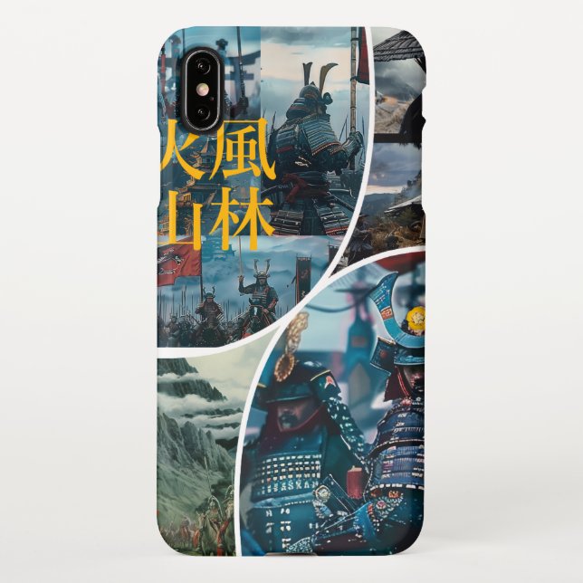 Coque iPhone Phone Cover Samurai Art Shogun armure (Dos)