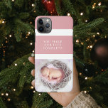 Coque iPhone 11Pro Max Photo bébé mignonne moderne | Rose et blanc | Devi<br><div class="desc">Découvrez notre délicieuse citation rose et blanche pour bébé moderne sur un charmant arrière - plan rose! Ce produit adorable est parfait pour célébrer la joie et l'amour que votre petit apporte dans votre vie. Que vous soyez à la recherche d'un souvenir chaleureux ou d'un cadeau réfléchi, ce design est...</div>