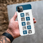 Coque iPhone 11Pro Max Photo Collage Moderne Bleu Meilleur Hubby Ever Cad<br><div class="desc">Le "Modern Collage Photo Blue Best Hubby Ever Gift" est un cadeau photo personnalisé qui présente une collection de photos présentant les meilleurs moments partagés entre vous et votre mari bien-aimé. Cette version particulière présente un thème bleu, ce qui en fait un ajout élégant et contemporain à tout décor.Ce cadeau...</div>