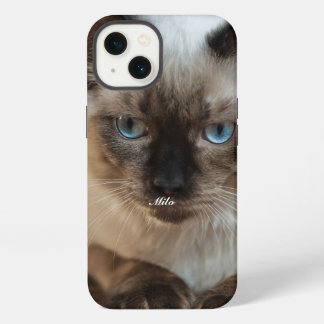 Etui iPhone 13 Photo de chat Ragdoll personnalisée avec nom