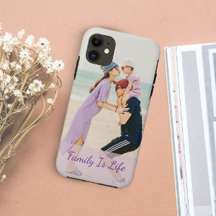 Coque iphone photo de famille simple et personnali