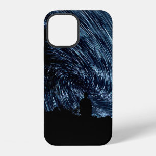 Coque iPhone 12 Photo de silhouette d'une personne debout