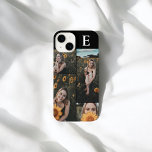 Coque Pour iPhone 14 Photo Elegant Monogramme Noir<br><div class="desc">Voici notre coque iphone personnalisé, un mélange parfait de style et de sentiment. Ce coque dispose d'un collage de 4 photos, avec 2 photos verticales et 2 photos horizontales, vous permettant de présenter vos souvenirs préférés. En haut, personnalisez-le avec votre monogramme, en ajoutant une touche unique et élégante. Conçu pour...</div>