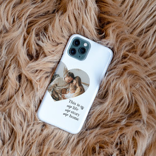 Coque iPhone 11Pro Max Photo Famille Couple Moderne & Citation Famille Ca