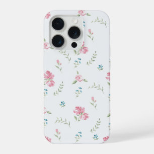 Coque iPhone 15 Pro Photo Floral Personnalisé Minimaliste