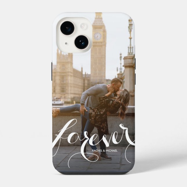 Coque iPhone Photo FOREVER (Verso)