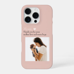 Coque iPhone 16 Pro Photo "Maman" personnalisée Boîtier de téléphone a