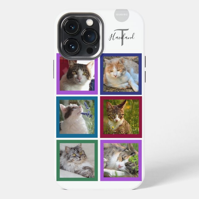Coque iPhone Photo Monogramme Cellule HAMbyWG (Verso)