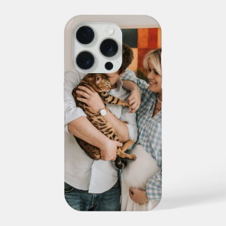 Coque iPhone 15 Pro Photo personnalisée couleur naturelle personnalisé