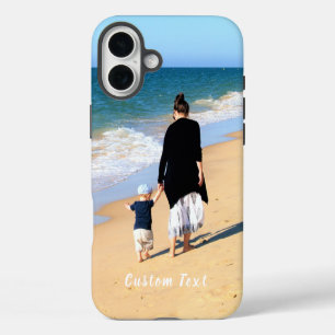 Coque iPhone 16 Plus Photo personnalisée Votre famille Photos Maman