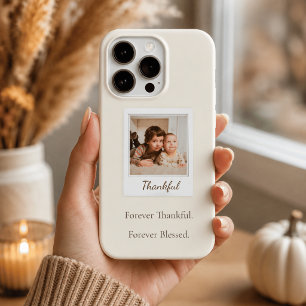 Coque iPhone 15 Pro Photo Polaroid Remercié & Bénis Cadeau Personnal