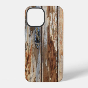 Coque iPhone 12 Photo rapprochée d'une planche en bois marron