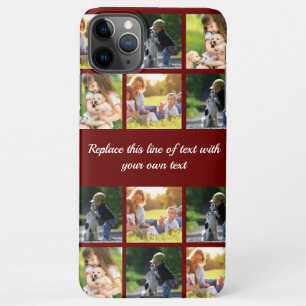 Coque iPhone 11Pro Max photocollage et texte
