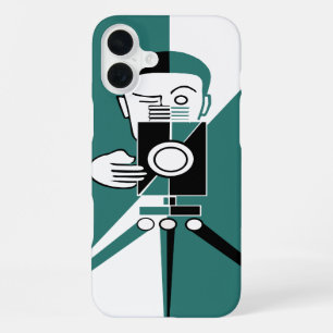 Coque iPhone 16 Plus Photographe et appareil photo de style Deco