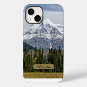 Coque Pour iPhone 14 Photographie de montagne, Mont Robson