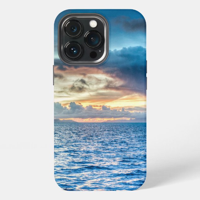 Coque iPhone Photographie de vue sur l'océan de Bora Bora (Dos)