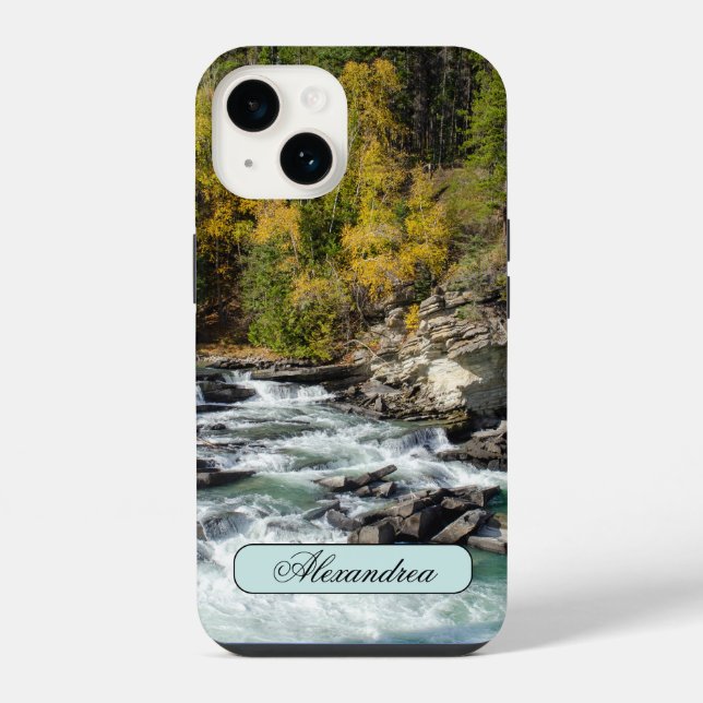 Coque iPhone Photographie du fleuve Fraser (Verso)