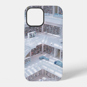 COQUE iPhone 12 PHOTOGRAPHIE EN HAUTEUR D'UNE BIBLIOTHÈQUE