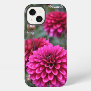 Etui iPhone 13 Photographie florale de Dahlia rose