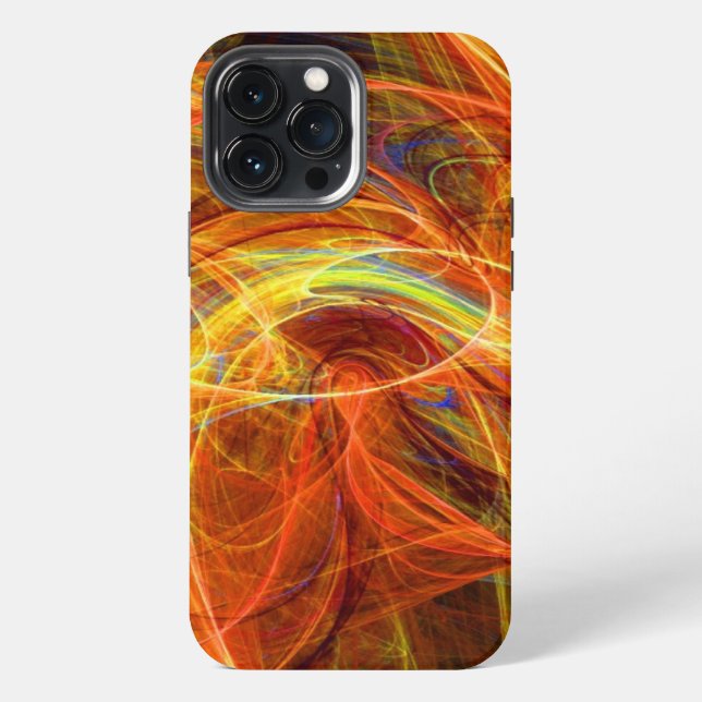 Coque iPhone PHOTON FOU orange rose (Verso)