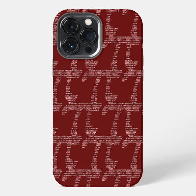 Coque iPhone Pi (Verso)