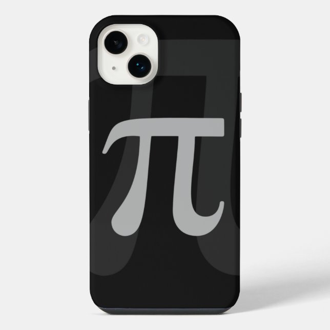 Coque iPhone Pi sombre (Verso)