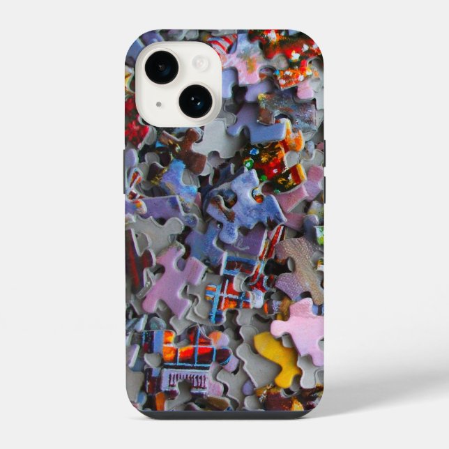 Coque iPhone Pièces de puzzle (Verso)