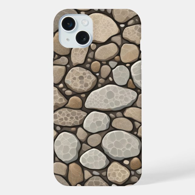 Coque iPhone Pierre de Petoskey Abstraite (Verso)