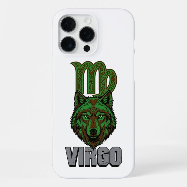 Coque iPhone Pierre Mystique Esthétique Texturée Vierge Zodiaqu (Verso)