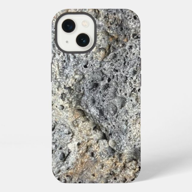 Coque iPhone Pierre Poreuse |  (Verso)