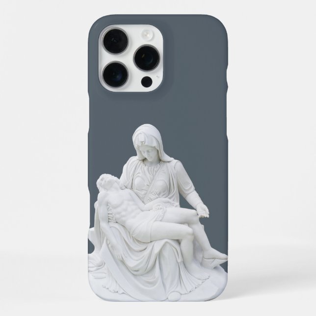 Coque iPhone Pietà sculptée (Verso)