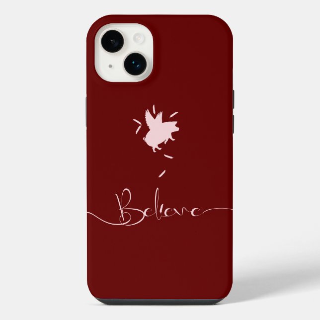 Coque iPhone Pig Feathers (Verso)