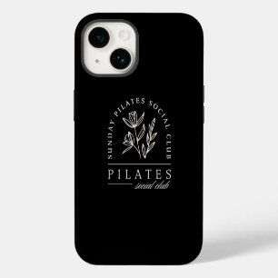 Coque Pour iPhone 14 Pilates amoureux groupe social club noir esthétiqu