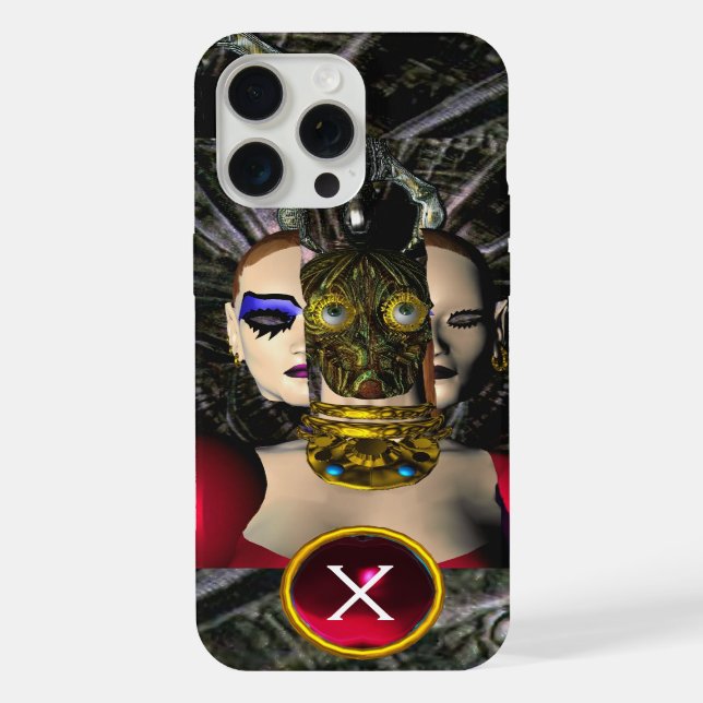 Coque iPhone PILOTE DE Vaisseau Spatial Android Xenia, Monogram (Verso)