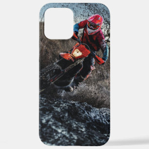 Coque iPhone 12 Pro Max Pilote de vélo droit lancer oreiller