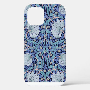 Coque iPhone 12 Pimpernel Bleu, William Morris
