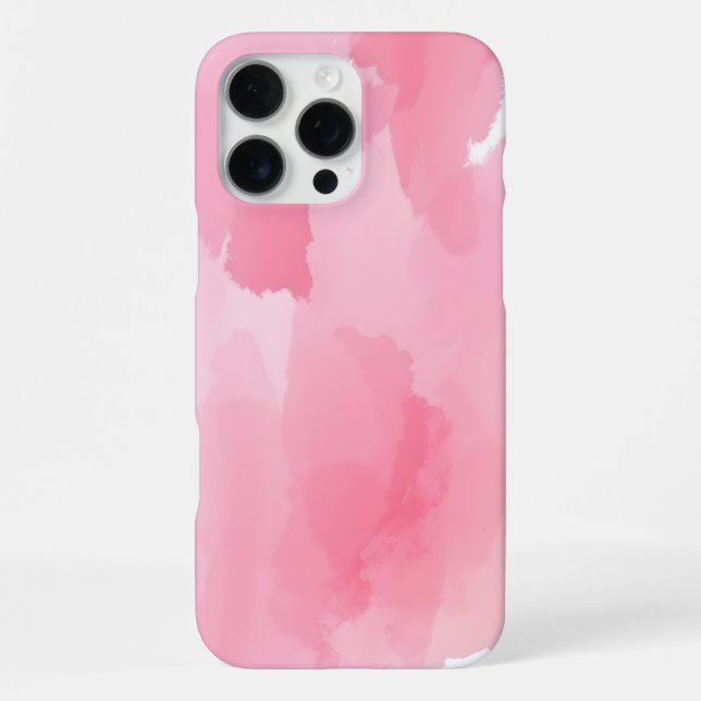Coque iPhone Pinceau pastel abstrait (Verso)