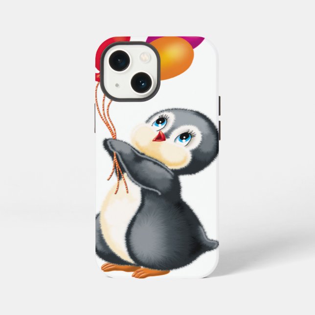Coque iPhone pingouins en Antarctique (Verso)