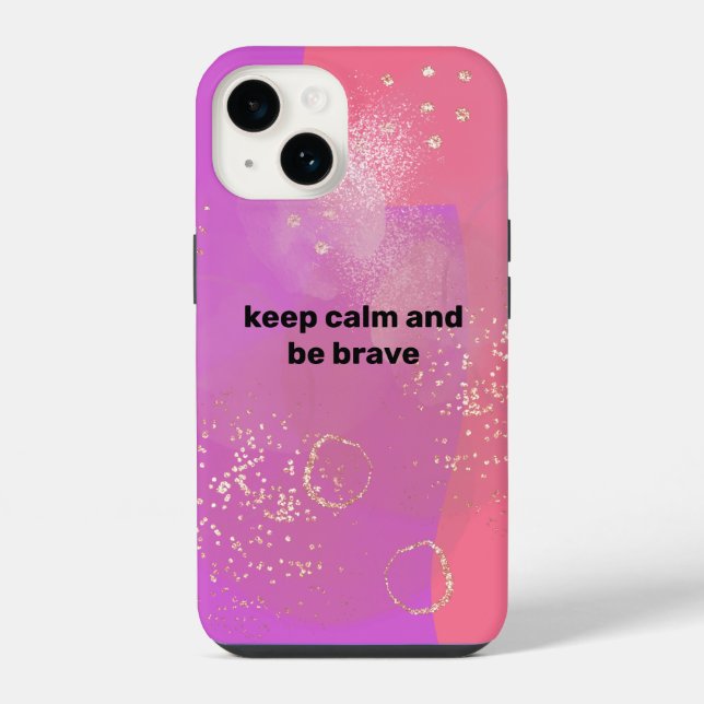 Coque iPhone Pink Boho minimalist Ephemera (Verso)