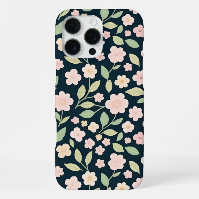 Coque iPhone Pink Spring Elegance (Verso)