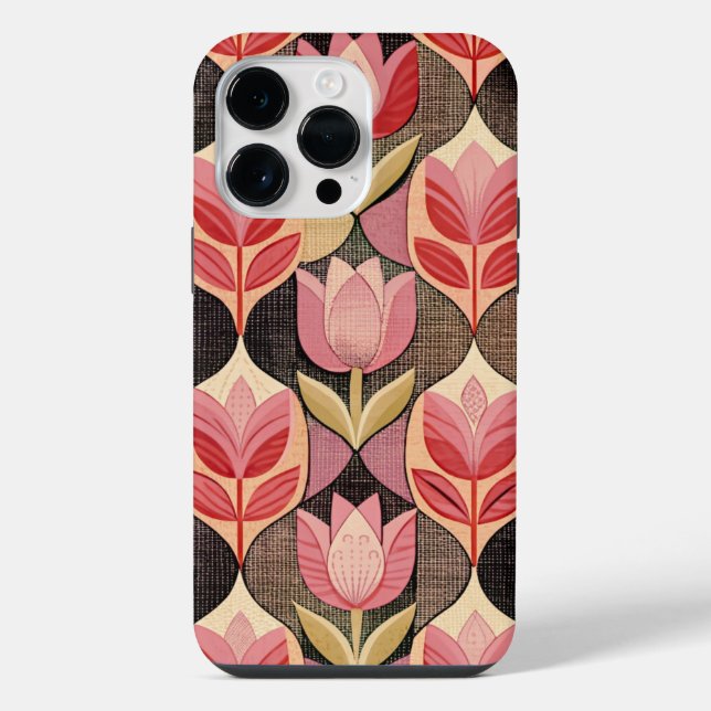 Coque iPhone Pink Tulips (Verso)