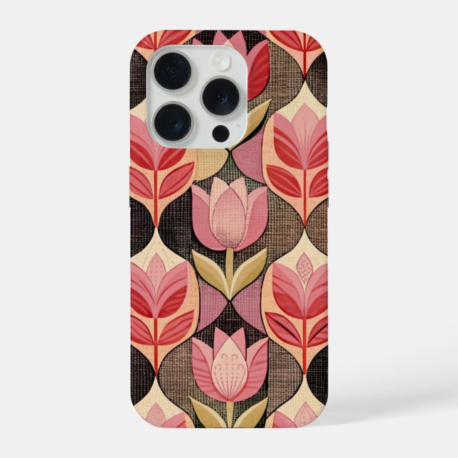Coque iPhone Pink Tulips (Verso)
