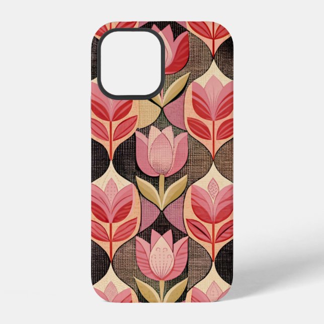 Coque iPhone Pink Tulips (Verso)