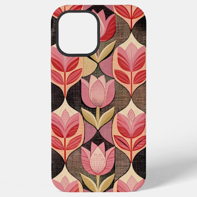 Coque iPhone Pink Tulips (Verso)
