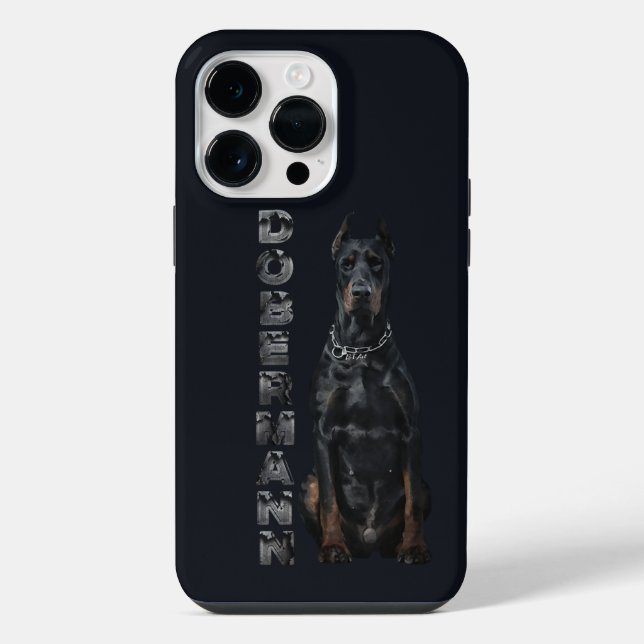 Coque iPhone Pinscher Doberman    (Verso)